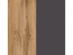 Online Held Möbel Küchenzeile Turin 300 cm mit E-Geräten Graphit-Wotaneiche