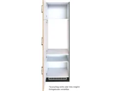 Held Möbel Gefrierschränke<Held Möel Küchen-Kühlschr.umau Sorrento 60x 200x T60cm Nische WotanEiche-Grafit