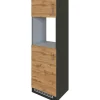 Held Möbel Held Möel Küchen-Ofen-Kühlschr.umau Sorrento 60x200xT60cm WotanEiche-Grafit< Küchenschränke
