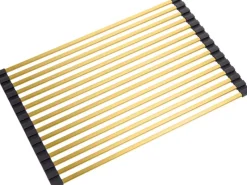 Clearance HELIKA Aufrollbares Abtropfgitter 45 cm x 28 cm Goldfarbe Goldfarben