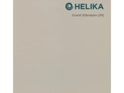 HELIKA Einbauspüle Esta 47 cm x 44 cm Elfenbein inkl. Druckknopfventil< Granitspülen