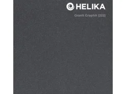 HELIKA Granitspülen<Einbauspüle Granitverbundstoff Nova 46 cm x 51 cm Graphit