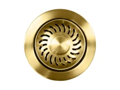 Best HELIKA Siebkorbventil Ø 11,4 cm manuelle Betätigung Goldfarben