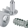 Hettich Küchenregale<Bodenträger Sekura 7 5 mm Vernickelt 16 Stück