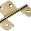 Online Hettich Lamellentürscharnier 81 mm x 22 mm Stahl vermessingt 3 Stück