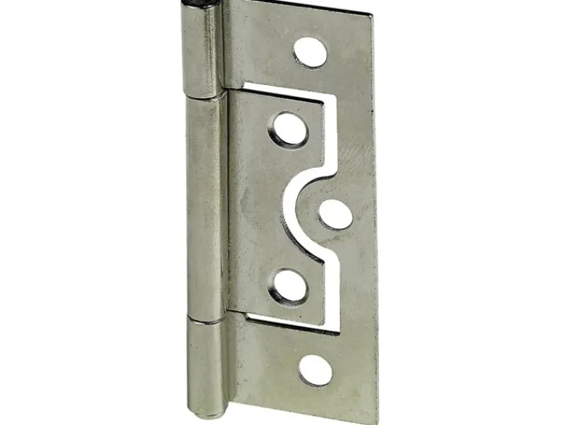 Online Hettich Lamellentürscharnier 50 mm x 23 mm Stahl vernickelt 2 Stück