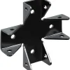 Hettich Küchenregale<Regalverbinder zum Aufschrauben X 18 - 19 mm Schwarz