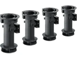 Hettich Küchenschränke<Sockel-Verstellfuß-Set Ø 25 mm x 150 mm inkl. Klips