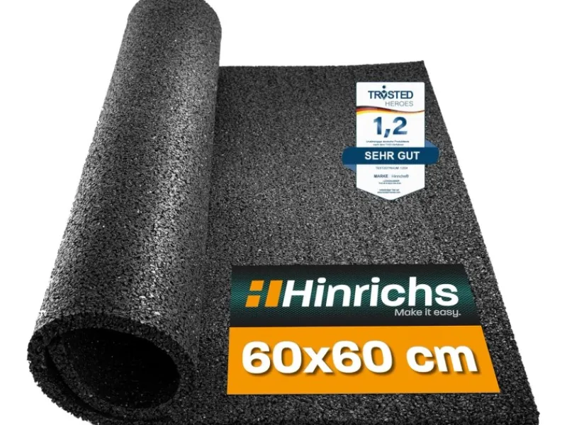 Hinrichs Antivibrationsmatte für Waschmaschinen 60 x 60 cm< Küchenhelfer