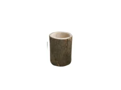 Holz-Baumstamm Pflanztopf Ø 13 cm< Töpfe