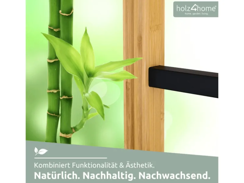 holz4home Getränkekistenregal aus Holz Inklusive Edelstahlablage 6 Kisten Schwarz< Küchenregale