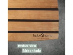 holz4home Küchenbrett Schneidbrett aus Birke Handarbeit< Schneidebretter