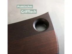 Outlet holz4home Küchenbrett Servierbrett Dunkel