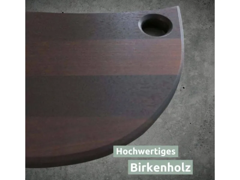 Outlet holz4home Küchenbrett Servierbrett Dunkel