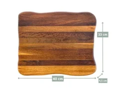 holz4home La Madera Schneidebrett Top aus Eiche Dunkel< Schneidebretter