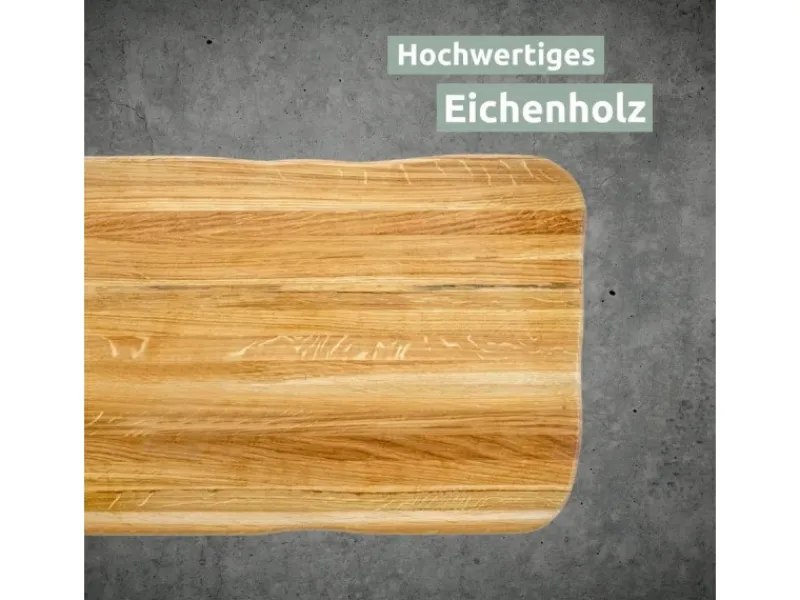 Best holz4home La Madera Steakbrett Master aus Eiche Hell