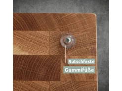 holz4home Premium Schneidebrett Set Stirnholz aus Eiche< Schneidebretter