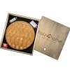 Hot holz4home Premium Schneidebrett Set Rund Hackblock aus Eiche