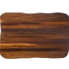 holz4home Schneidebretter|Küchenhelfer<La Madera Steakbrett Master aus Eiche Dunkel