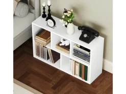 HOMCOM Bücherregal Standregal mit Ebenen Aufbewahrungsregal Küchenregal< Küchenregale