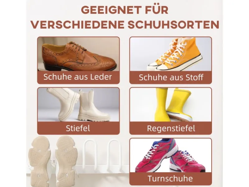HOMCOM Elektrischer Schuhtrockner 60W< Wäschetrockner