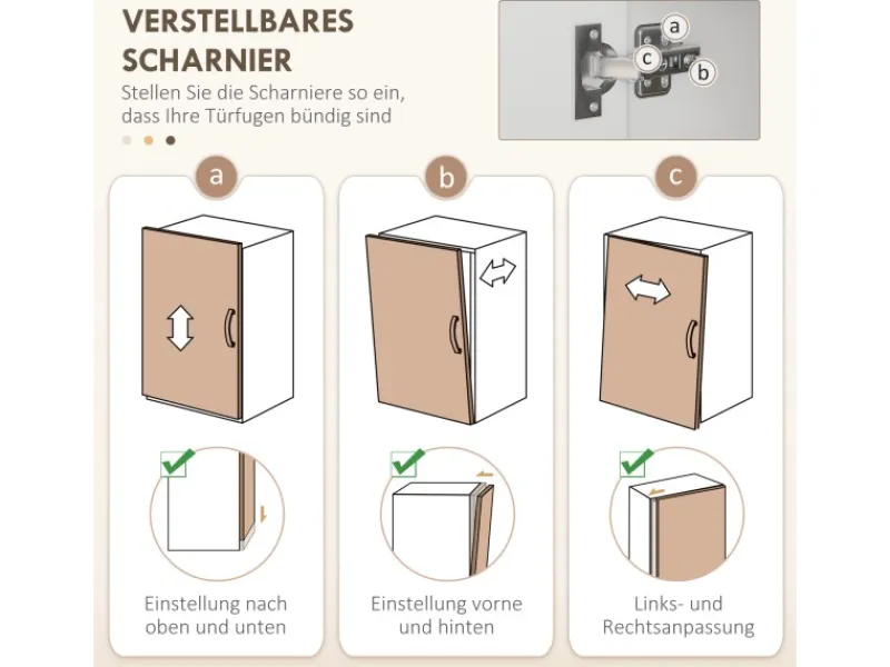 HOMCOM Küchenschränke<Küchenschrank MDF Spanplatte 89L x 39,5B x 168H cm Weiß