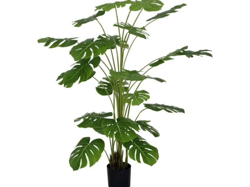 Best HOMCOM Künstliche Pflanze Kunststoff Metall Ø20 x 180H cm