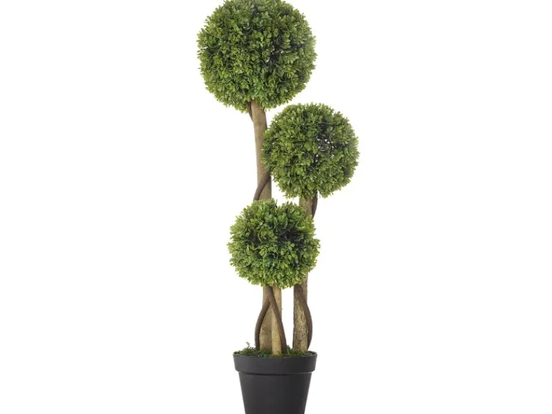 HOMCOM Töpfe<Künstliche Pflanze 90 cm mit Blumentopf Hellgrün