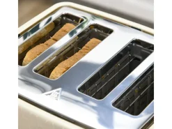 HOMCOM Haushaltsgeräte<Kocher-Toaster-Set Kunststoff Stahl 24,2L x 19,5B x 23,4H cm Beige
