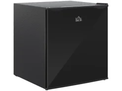HOMCOM Mini Gefrierschrank  Stahl Kunststoff Schwarz 47L x 44,2B x 48,8H cm< Gefrierschränke