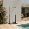 Home Deluxe Einhebelmischer<Solardusche PAROS Anthrazit