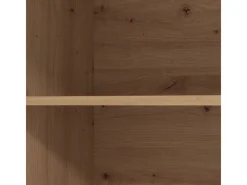 Homestyle4u Miniküchen|Küchenregale<Küchenzeile ohne Geräte 200 cm Eiche
