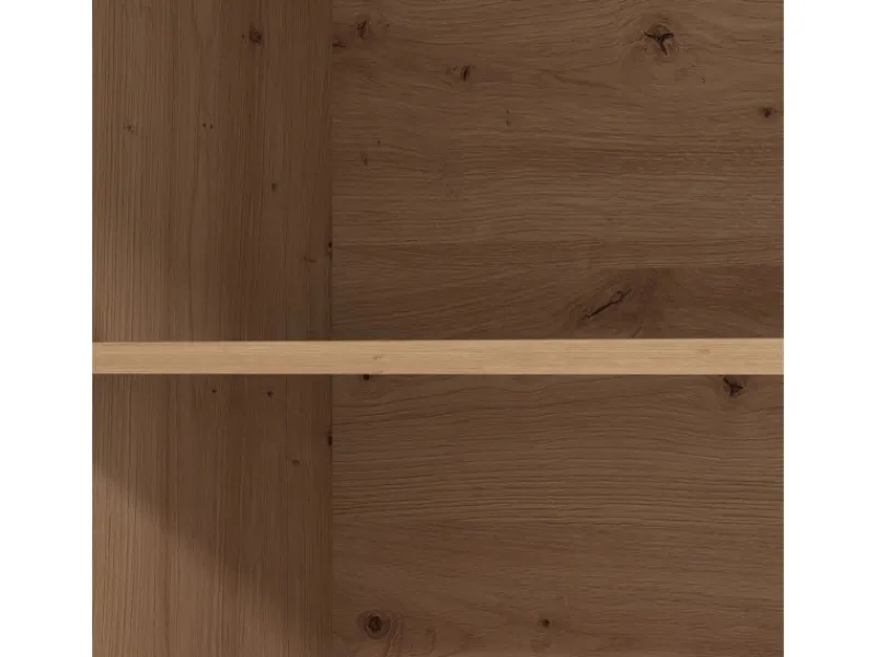 Homestyle4u Miniküchen|Küchenregale<Küchenzeile ohne Geräte 200 cm Eiche