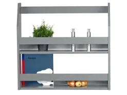 Homestyle4u Wandregal Hängeregal Küchenregal Bücherregal Regal Holz< Küchenregale