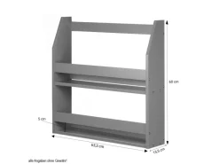 Homestyle4u Wandregal Hängeregal Küchenregal Bücherregal Regal Holz< Küchenregale