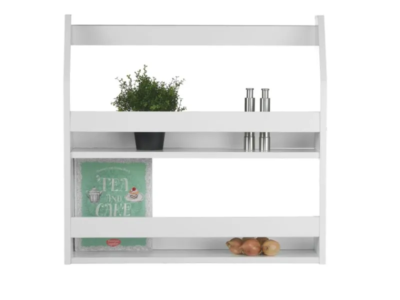 Homestyle4u Küchenregale<Wandregal Hängeregal Küchenregal Bücherregal Regal Holz