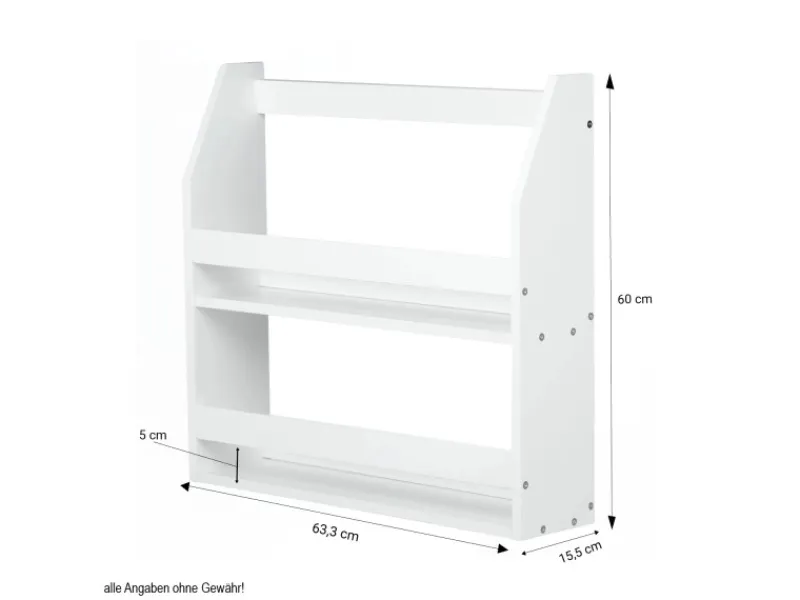 Homestyle4u Küchenregale<Wandregal Hängeregal Küchenregal Bücherregal Regal Holz