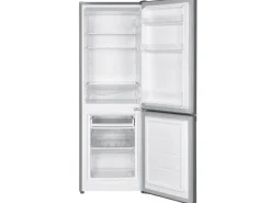 Outlet homeX Kühlschrank Mit Gefrierfach Kühl-Gefrierkombination Freistehend 173 Liter Nutzinhalt CFS1110-S Silber