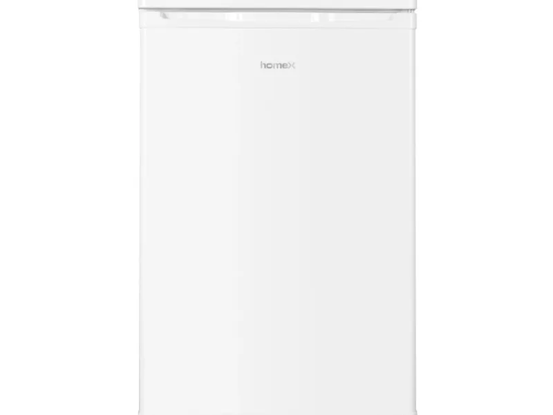 Discount homeX Kühlschrank mit Gefrierfach Klein Mini Kühl-Gefrierkombination 109 Liter Freistehend 4-Sterne Gefrieren Weiß