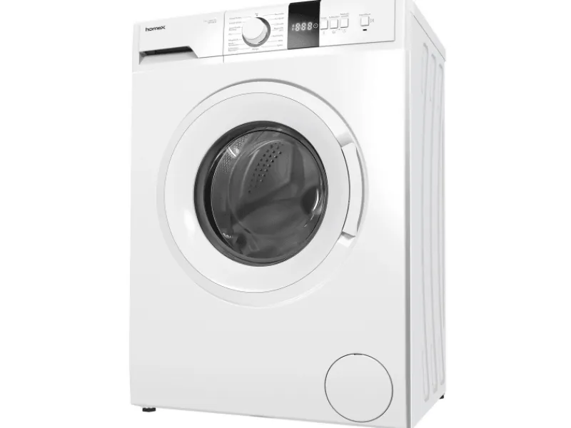 homeX Waschmaschine 7kg 1200 U/Min Inverter Motor AquaStop Schontrommel 15 Programme WF712B-W< Waschmaschinen