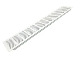 Häusler Herde<Lüftungsgitter LG-5010 W Steggitter Weiß PVD 500 x 100mm Zuluft Abluft Türgitter