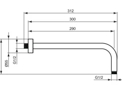 Ideal Standard Einhebelmischer<Armaturen-Bundle Unterputz Ceratherm T100 Chrom