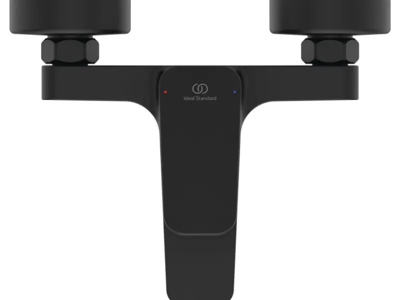 Ideal Standard Einhebelmischer<Badearmatur Aufputz Ceraplan Schwarz Matt