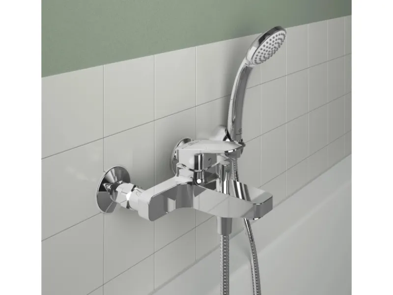 Ideal Standard Einhebelmischer<Badearmatur Ceraplan Chrom Aufputz Schweizer Ausführung