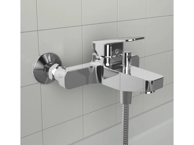 Ideal Standard Einhebelmischer<Badearmatur Ceraplan Chrom Aufputz Schweizer Ausführung