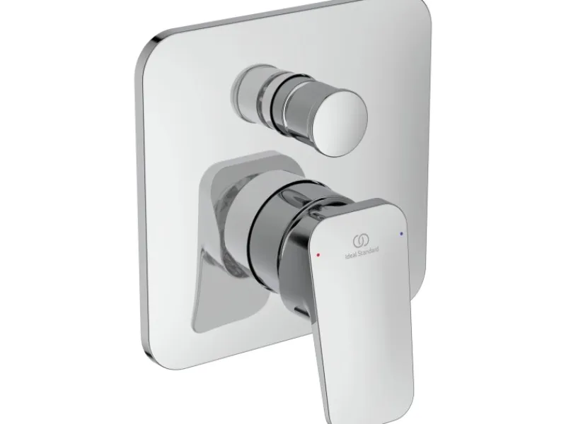 Ideal Standard Badearmatur Ceraplan Chrom Aufputz DVGW< Einhebelmischer