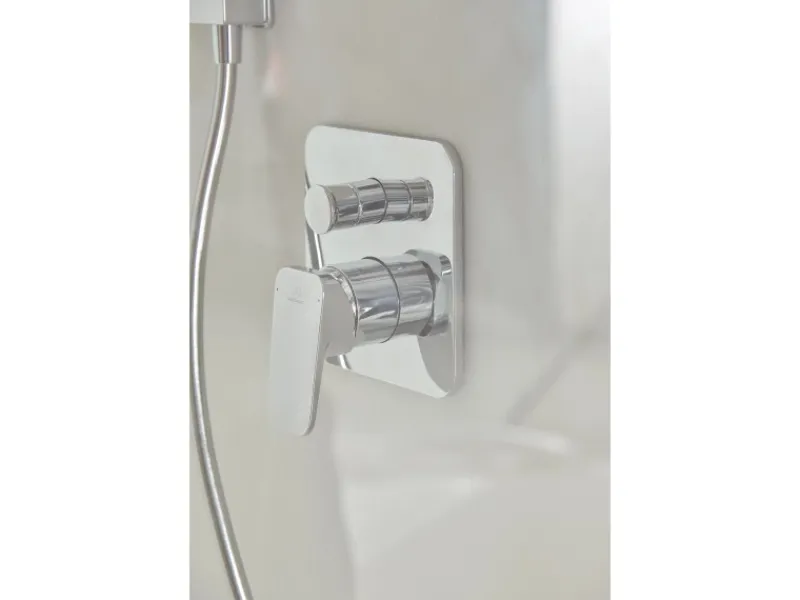 Ideal Standard Badearmatur Ceraplan Chrom Aufputz DVGW< Einhebelmischer