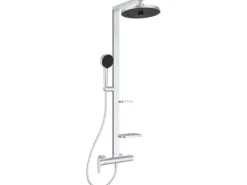 Ideal Standard Einhebelmischer<Duschsystem Einhebel-Armatur mit Regen- und Handbrause