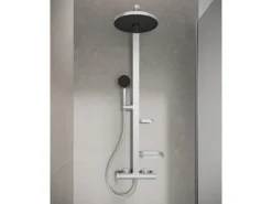 Ideal Standard Einhebelmischer<Duschsystem Einhebel-Armatur mit Regen- und Handbrause