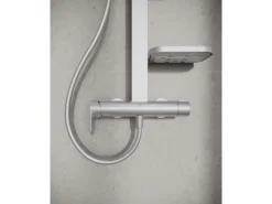 Ideal Standard Einhebelmischer<Duschsystem Einhebel-Armatur mit Regen- und Handbrause